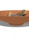 Corten2 tulealus 800mm