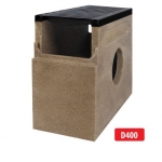 Malmrestiga polümeerbetoonist kaev/liivapüüdur D400 I 500x200x450 mm